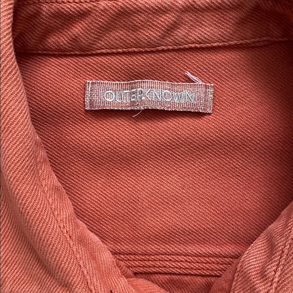 Outerknown Salmon Button Down. Size M. - Picture 3 of 10